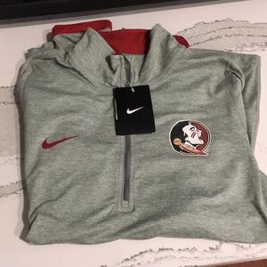 NWT FSU Nike 1/4 Zip